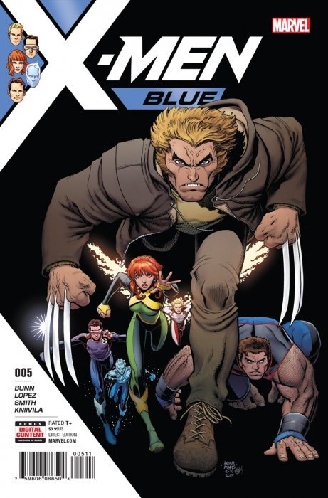 álbum de recortes compensar infancia X-Men: Blue vol.1 nº 5